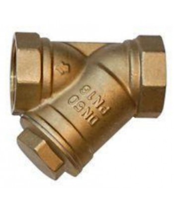 Watts - Vuilfilter 3/4"- messing - voor gas & water