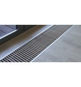 Licht eiken rolrooster tbv convectorput 1800 x 340mm
