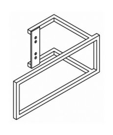 Vasco beugel rechthoek 286x110 mm