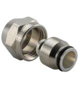 Uponor knelset 3/4" euroconus voor buis 16 mm