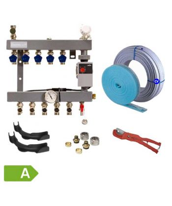 Vloerverwarming bijverwarming set tot 45 m²