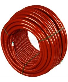 16mm x 2,00 - Lengte: 100 meter - Rood - Unipipe Alu/Pex