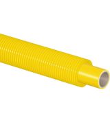 Gasleiding geel 25mm x 2,5 in mantel - Lengte: 50 meter - Uponor