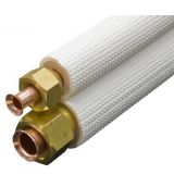 Kant & klaar airco dubbele koelleiding 1/4" x 3/8" flare - 10 meter