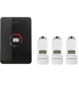 Bosch EasyControl set zwart met 3 Smart thermostaten