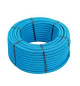 20mm x 2,0 - Lengte: 50 m - incl. Mantel blauw - Henco Alu/Pex