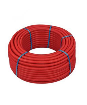 26mm x 3,0 - Lengte: 50 m - incl. Mantel rood - Henco Alu/Pex