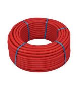 26mm x 3,0 - Lengte: 50 m - incl. Mantel rood - Henco Alu/Pex