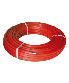 20mm x 2,0 - Lengte: 50 m - incl. isolatie 6mm rood - Henco Alu/Pex