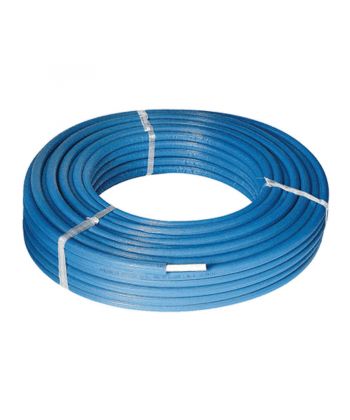 14mm x 2,0 - Lengte: 100 m - incl. isolatie 6mm blauw - Henco Alu/Pex