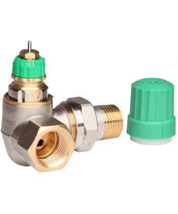 Danfoss RA-DV thermostaatkraan 1/2" dubbelhaaks links - 013G7720