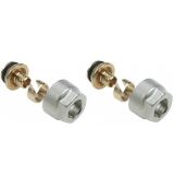 Thermrad knelset 3/4" euro voor buis 20x3,4 mm - 2 stuks